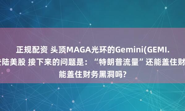 正规配资 头顶MAGA光环的Gemini(GEMI.US)即将登陆美股 接下来的问题是：“特朗普流量”还能盖住财务黑洞吗?